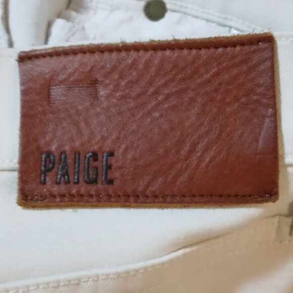 PAIGE Men Normandie Straight leg Ivory Denim 32 Coastal Streetwear Urban Casual - Picture 8 of 16